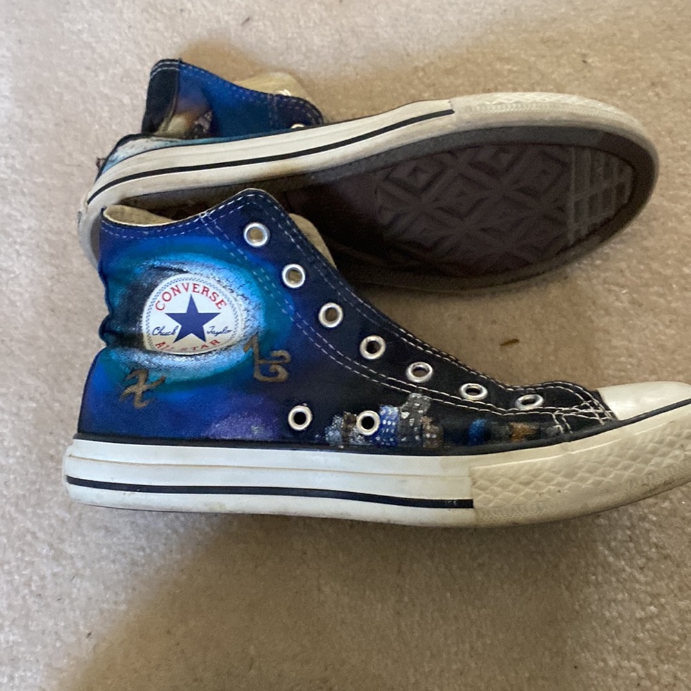 Converse Chuck Taylor All Star Hi Top Navy Blue Canvas Sneakers